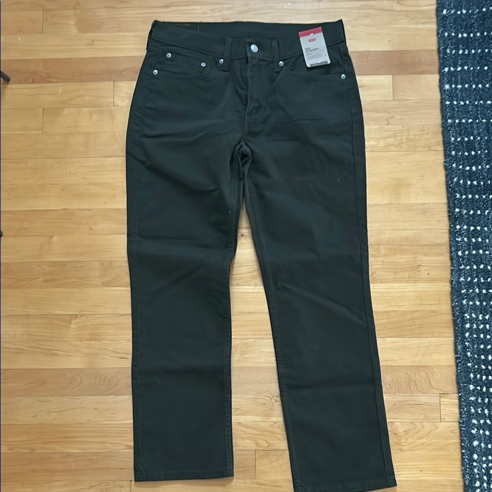 Levi's army green Straight-Leg Jeans